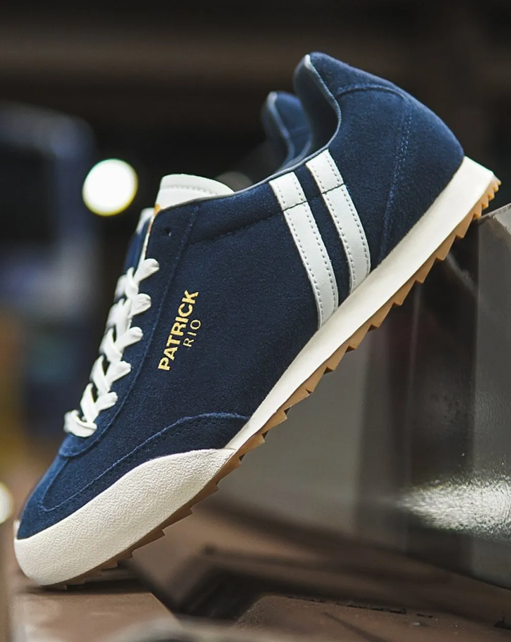 Patrick Rio Trainers Navy White