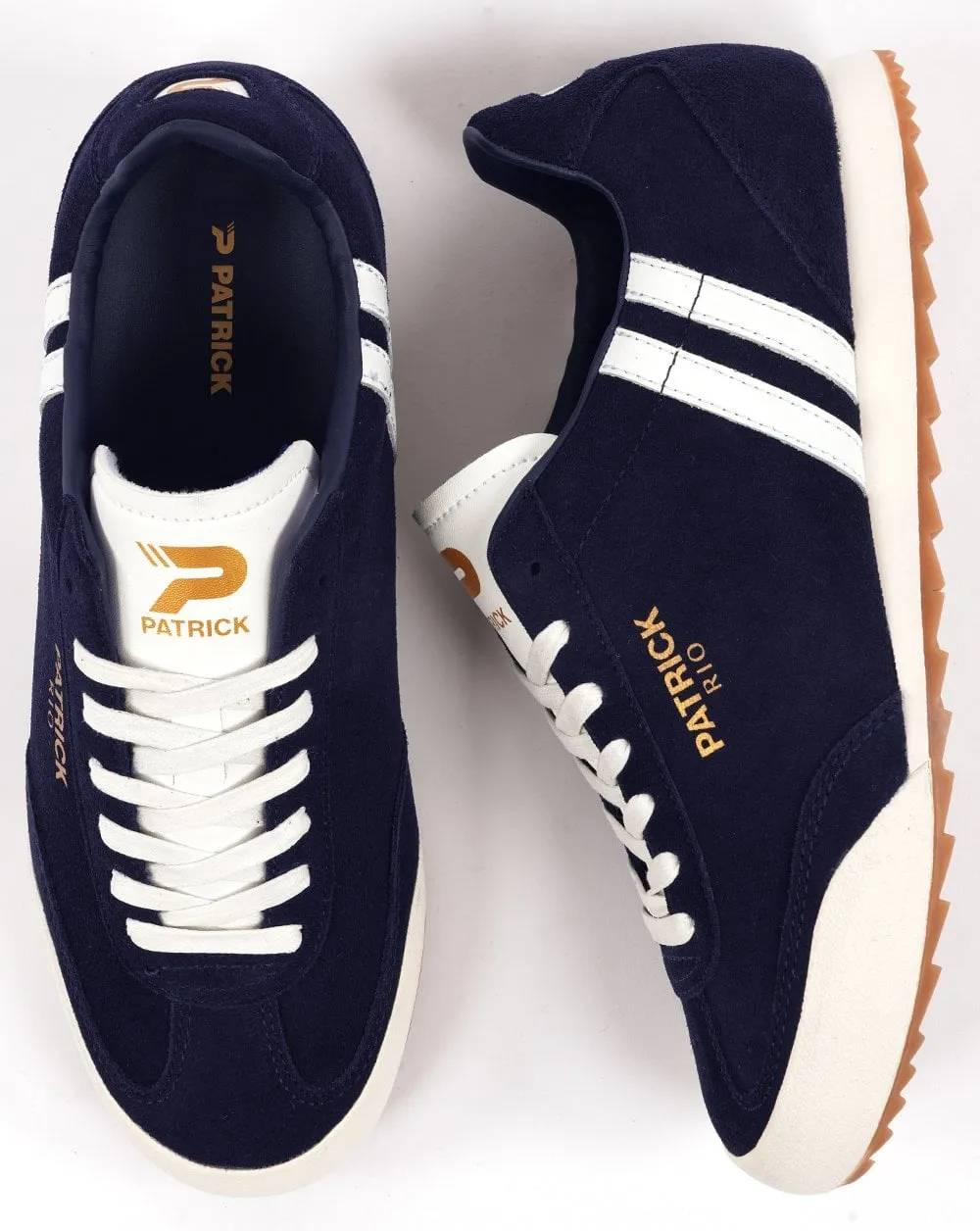 Patrick Rio Trainers Navy White