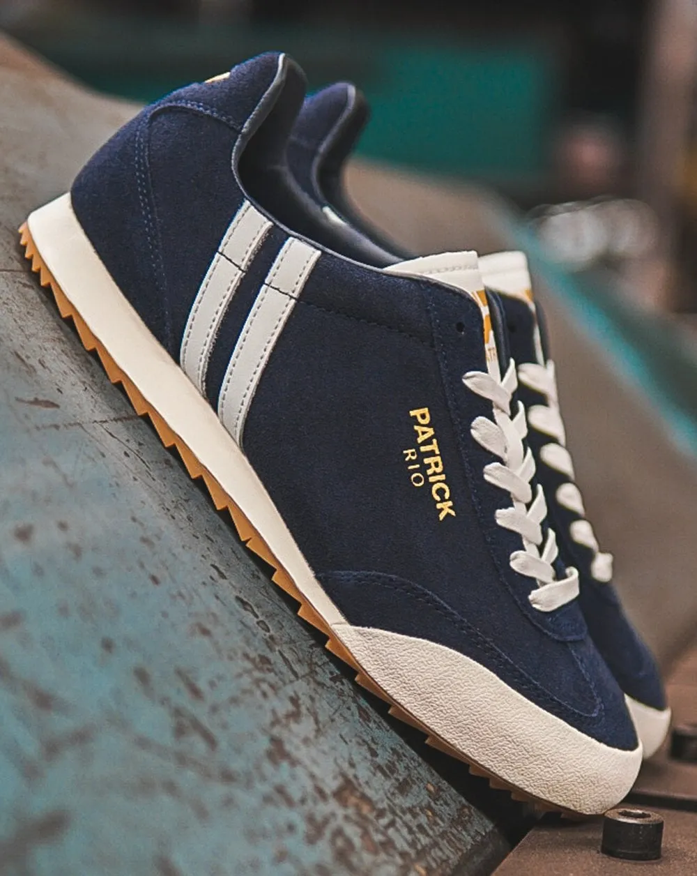 Patrick Rio Trainers Navy White