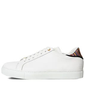 Paul Smith Beck Stripe Heel Tab Trainers White