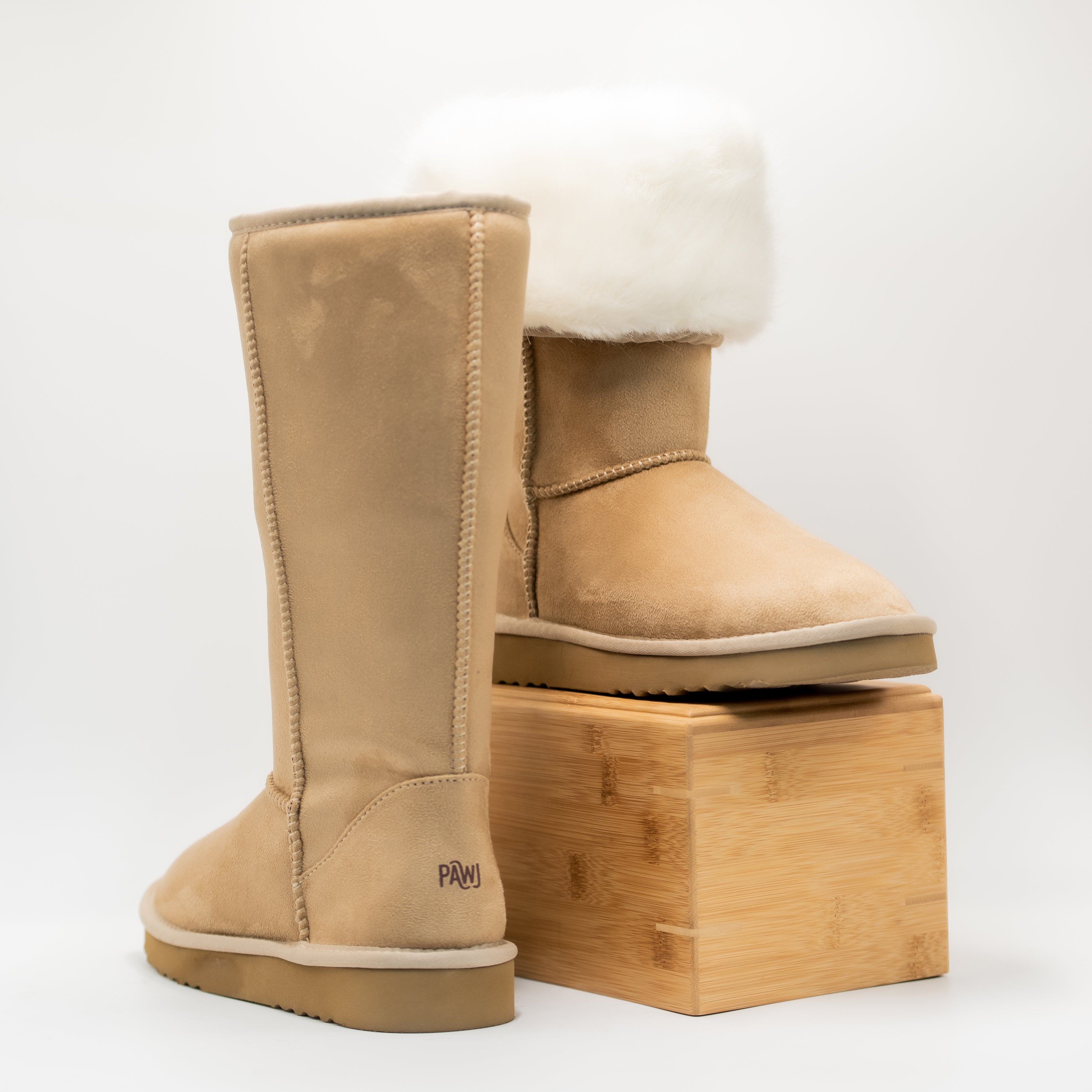 PAWJ Tall Boot | Tan / Aspen Snow