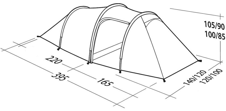 Pioneer 2EX Lightweight Hiking Tent