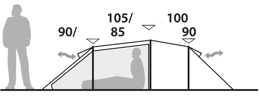 Pioneer 2EX Lightweight Hiking Tent