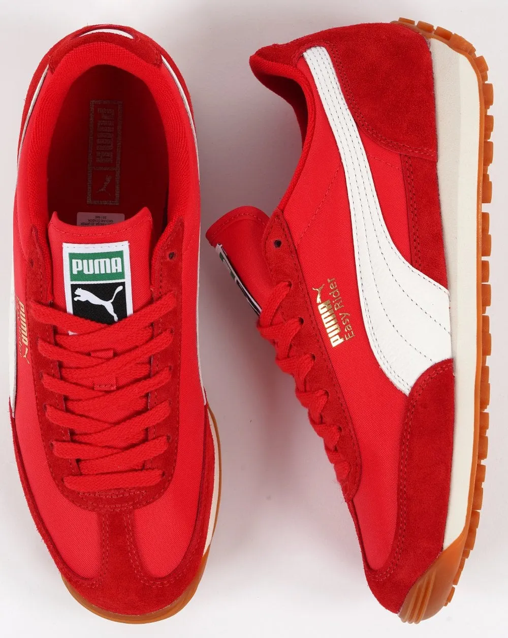 Puma Easy Rider Vintage Trainers Red White