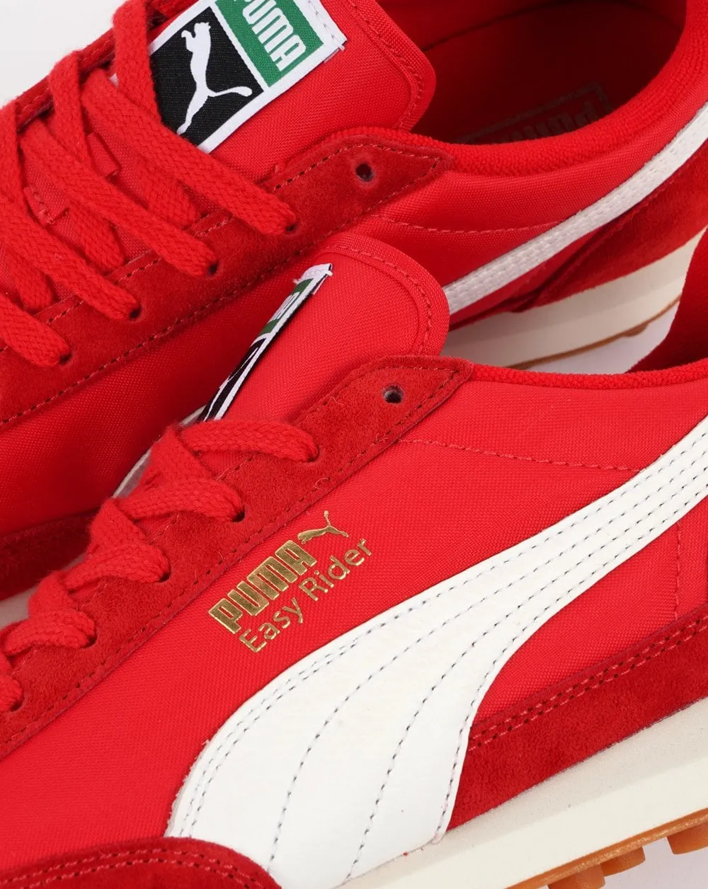 Puma Easy Rider Vintage Trainers Red White