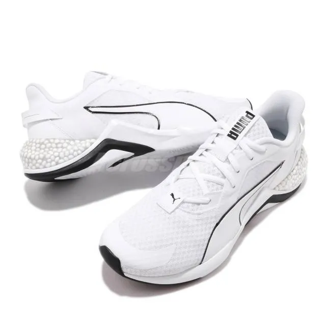 Puma hybrid nx ozone white black men running training shoes sneakers 193384-06