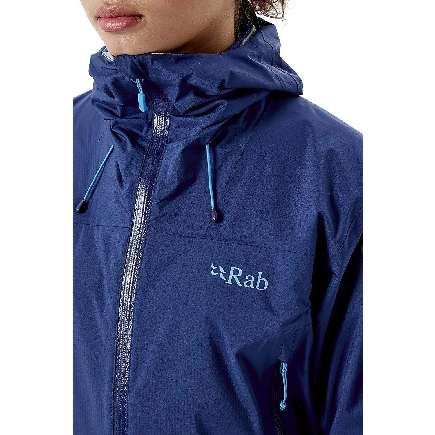 RAB Women's Downpour Plus 2.0 Waterproof Breathable Jacket for Hiking and Climbing