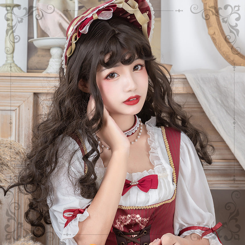 sheep curl lolita wigs