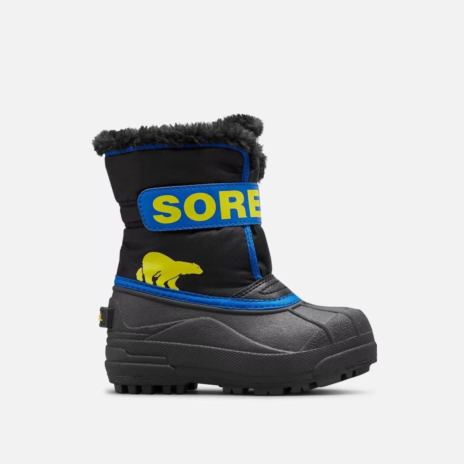 Sorel Black/Super Blue Children’s Snow Commander Boot