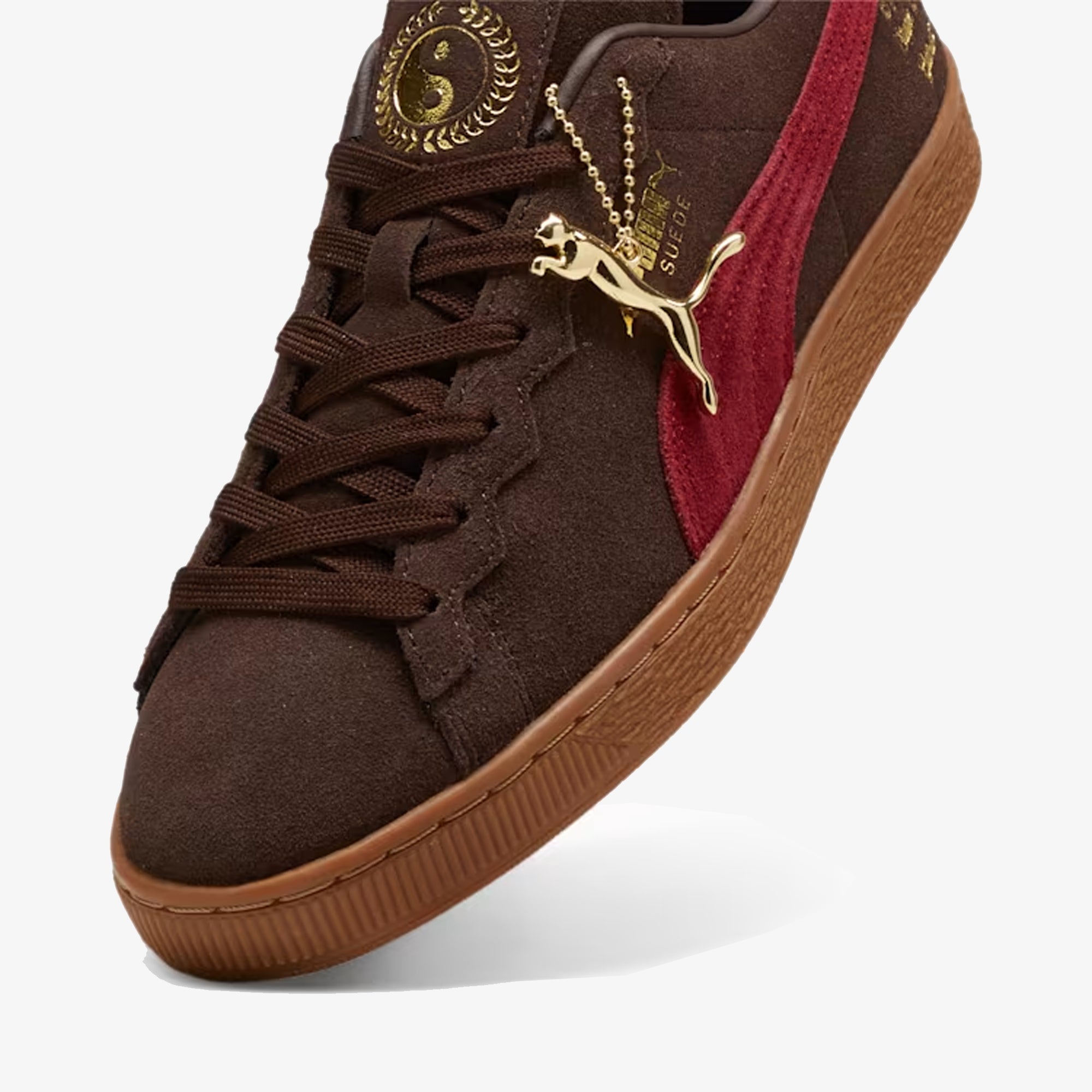 STAPLE B SUEDE 'DARK CHOCOLATE-RHUBARB'