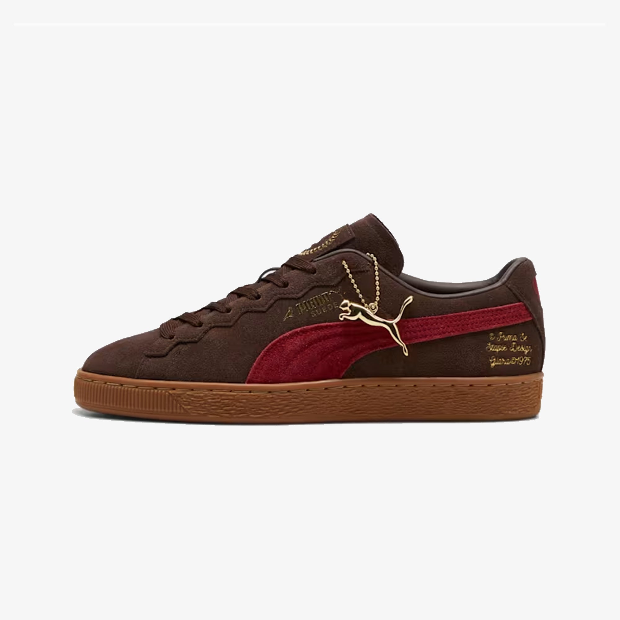 STAPLE B SUEDE 'DARK CHOCOLATE-RHUBARB'