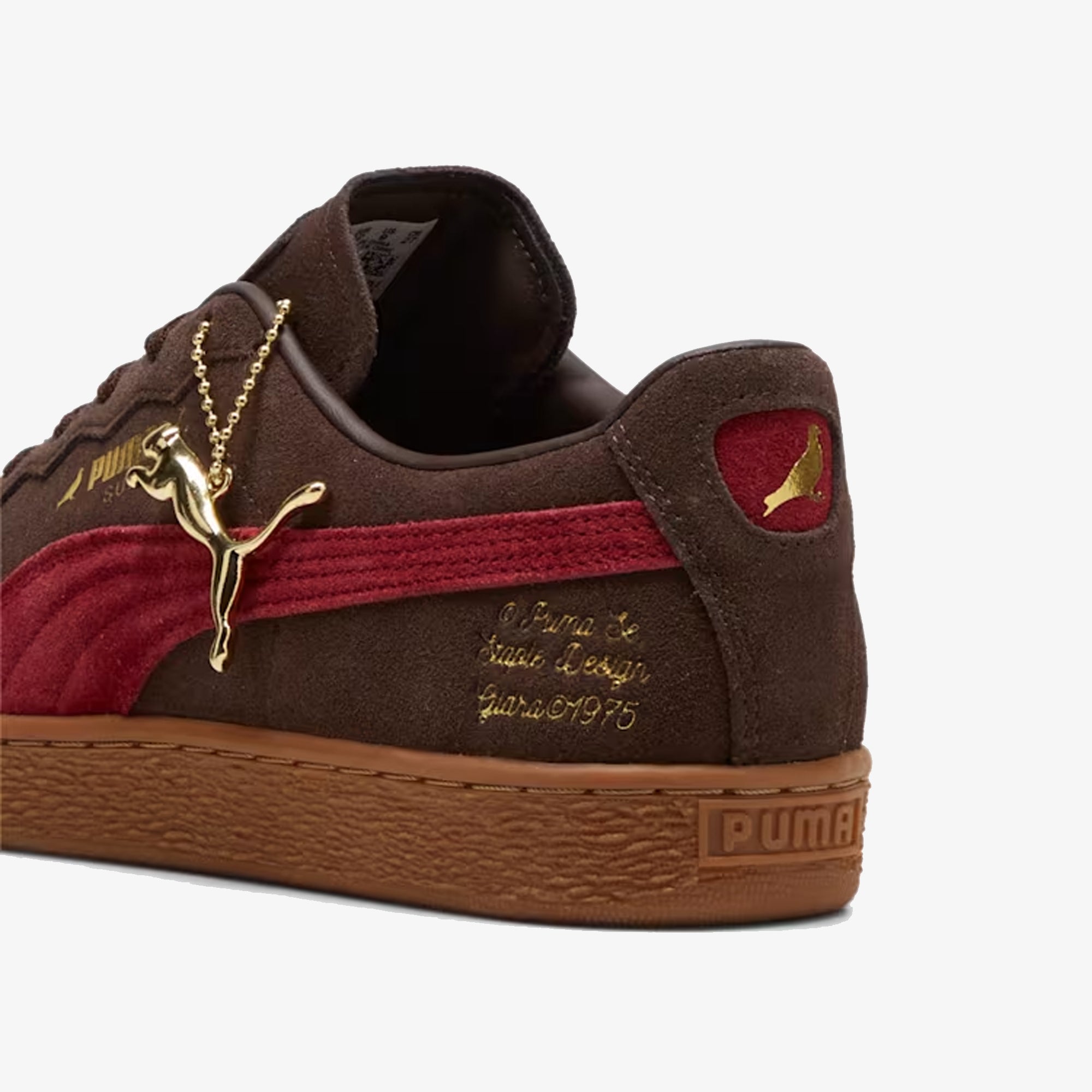 STAPLE B SUEDE 'DARK CHOCOLATE-RHUBARB'