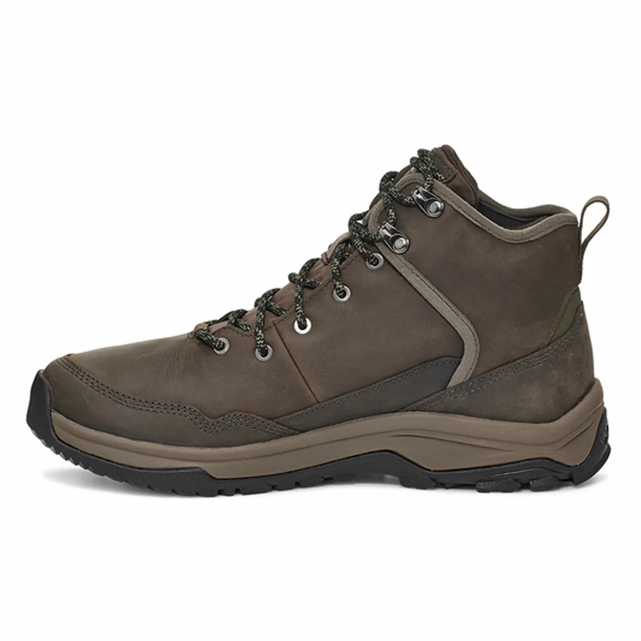 Teva Mens Riva Mid Waterproof Leather Hiking Boot- Brown Oiled Leather