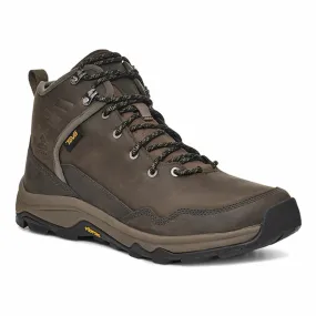 Teva Mens Riva Mid Waterproof Leather Hiking Boot- Brown Oiled Leather