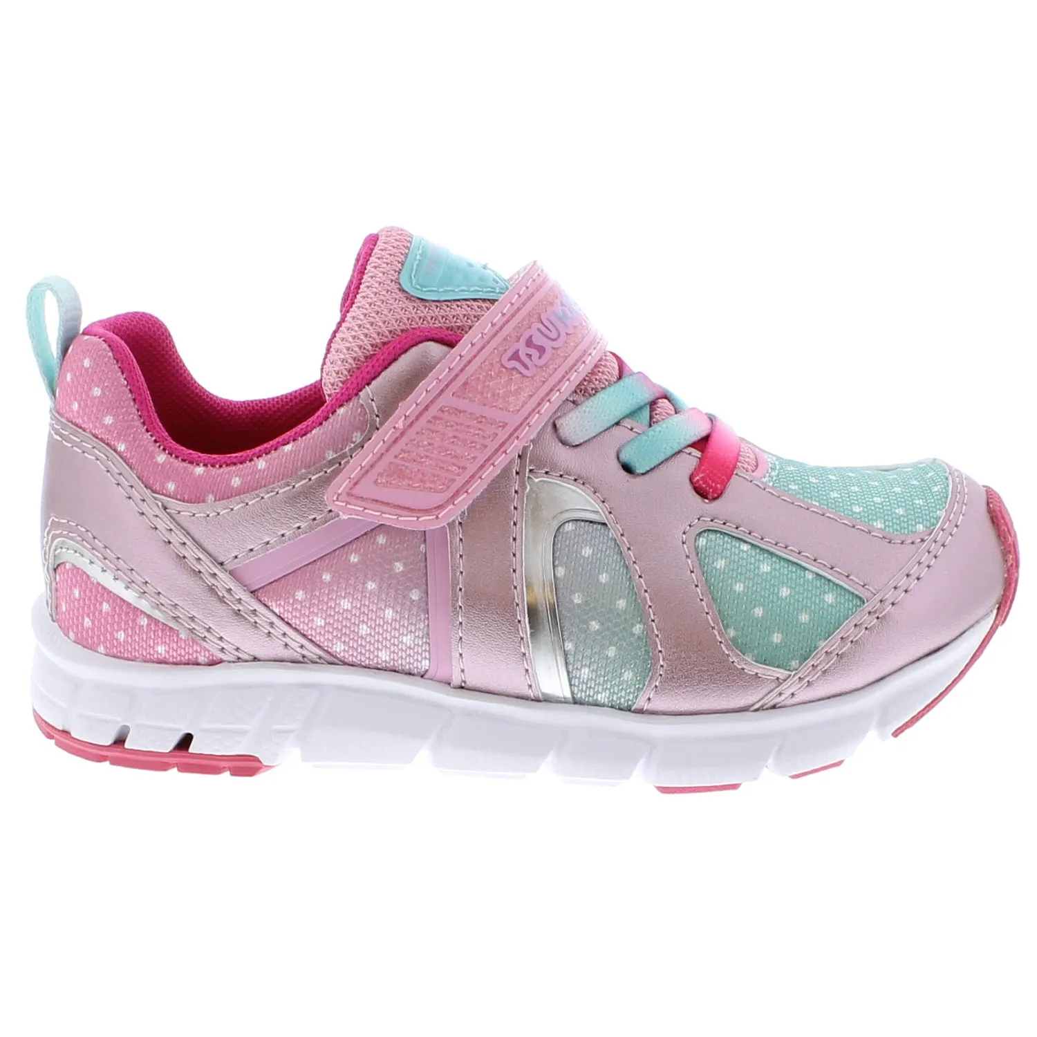 Toddler Girl's Rainbow Single Strap Sneaker