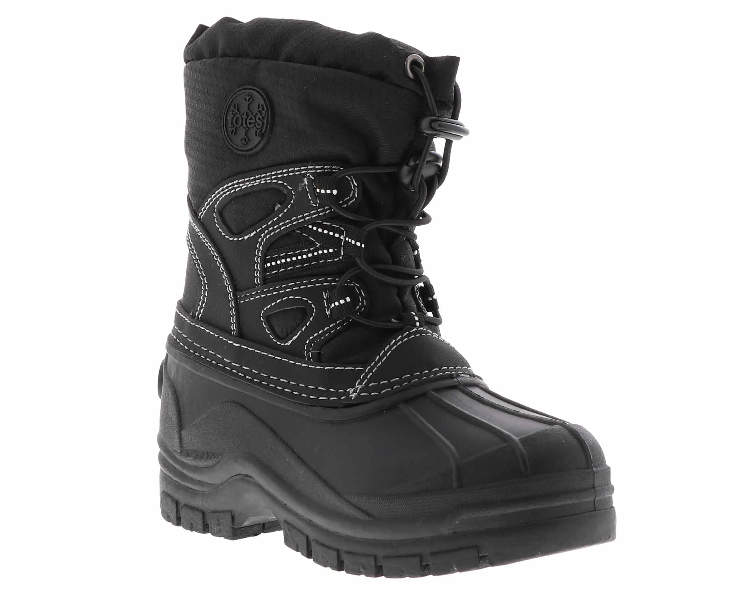 Totes Jason Black Youth Boys' (11-4) Snow Boot