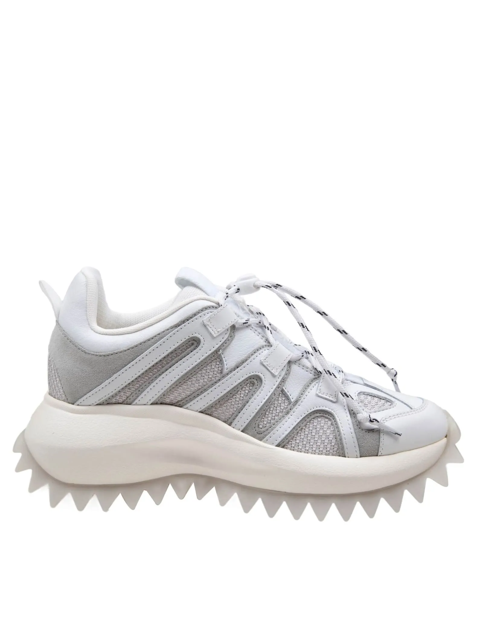 Vic Matié Running Trek Sneakers In White Leather