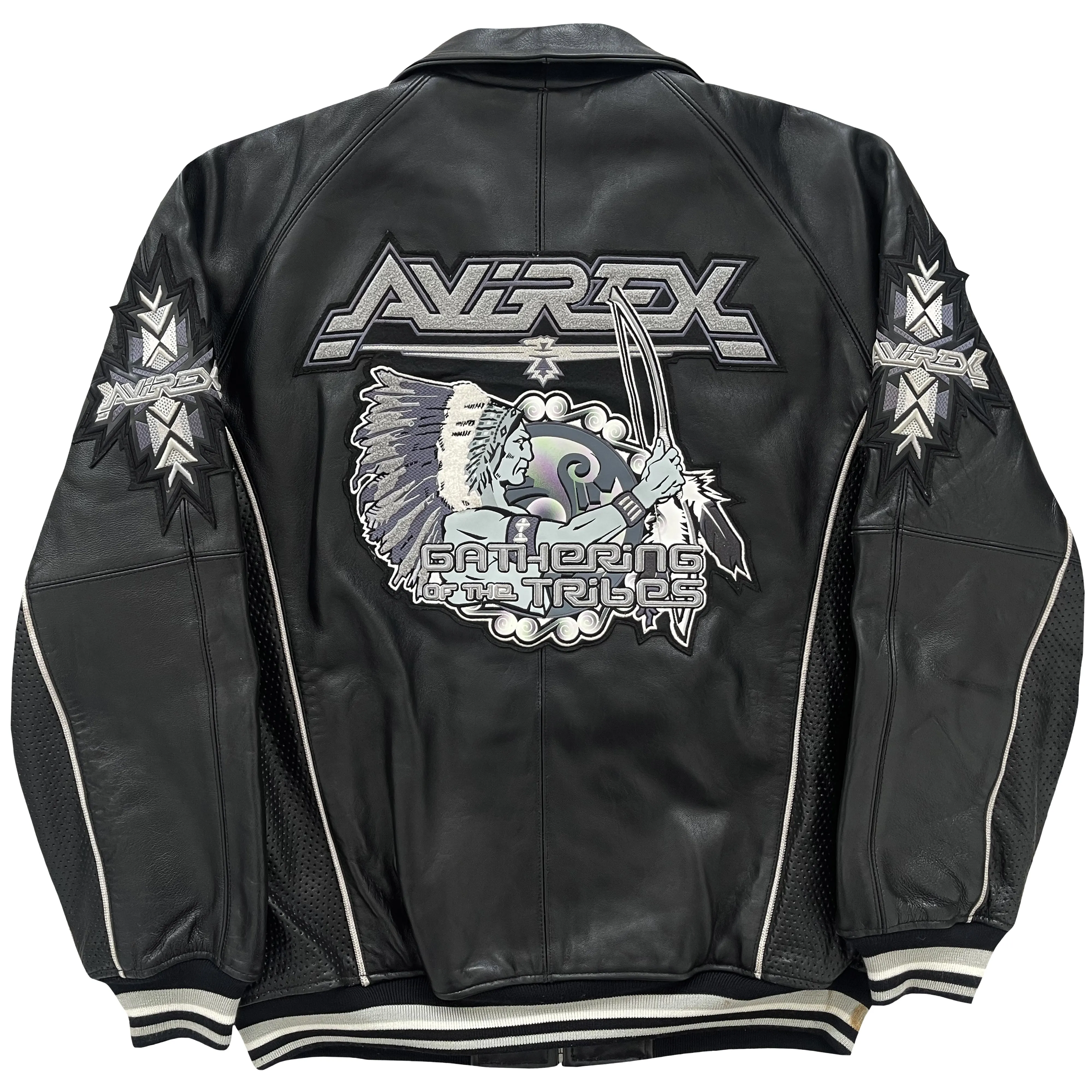 Vintage Avirex Leather Varsity Jacket