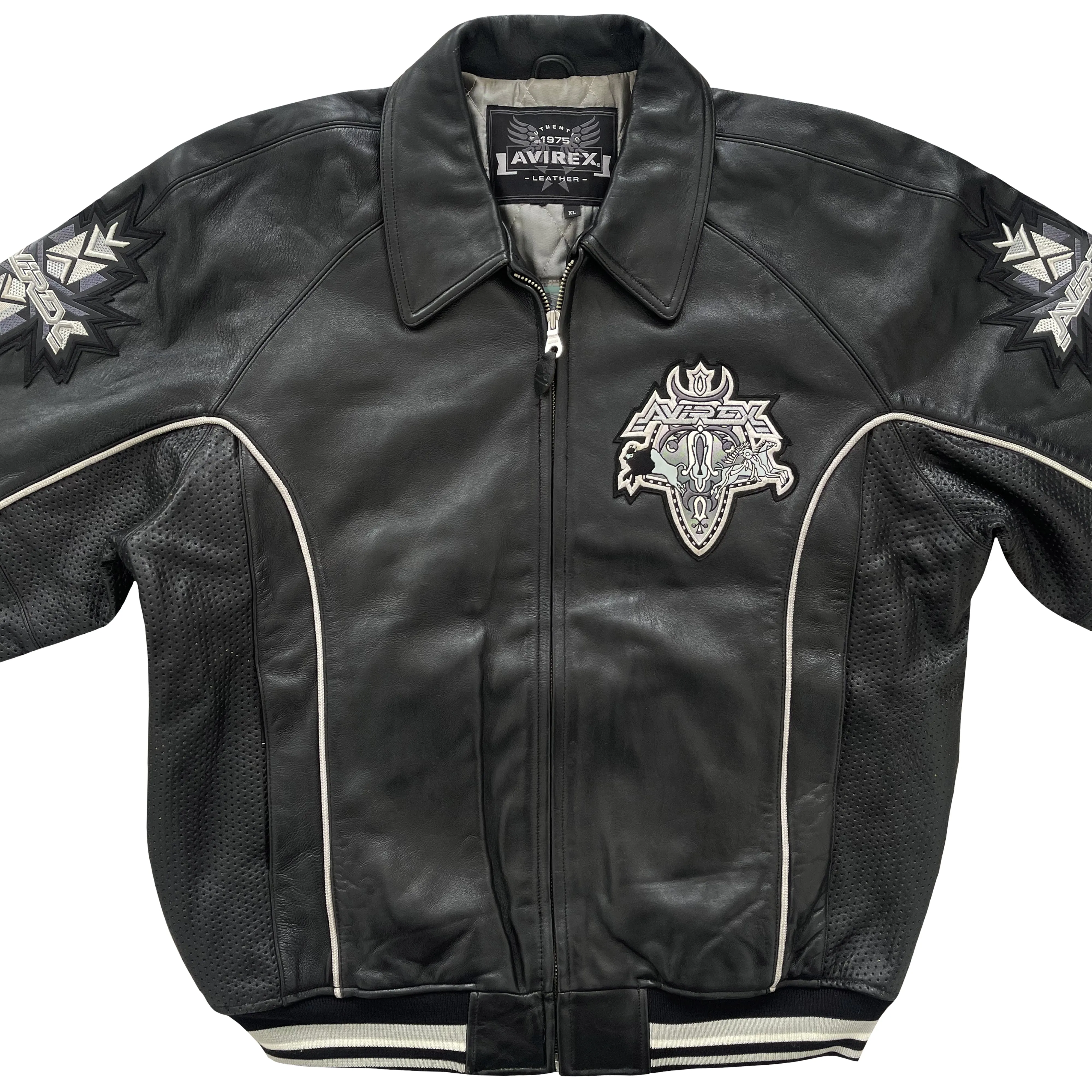 Vintage Avirex Leather Varsity Jacket