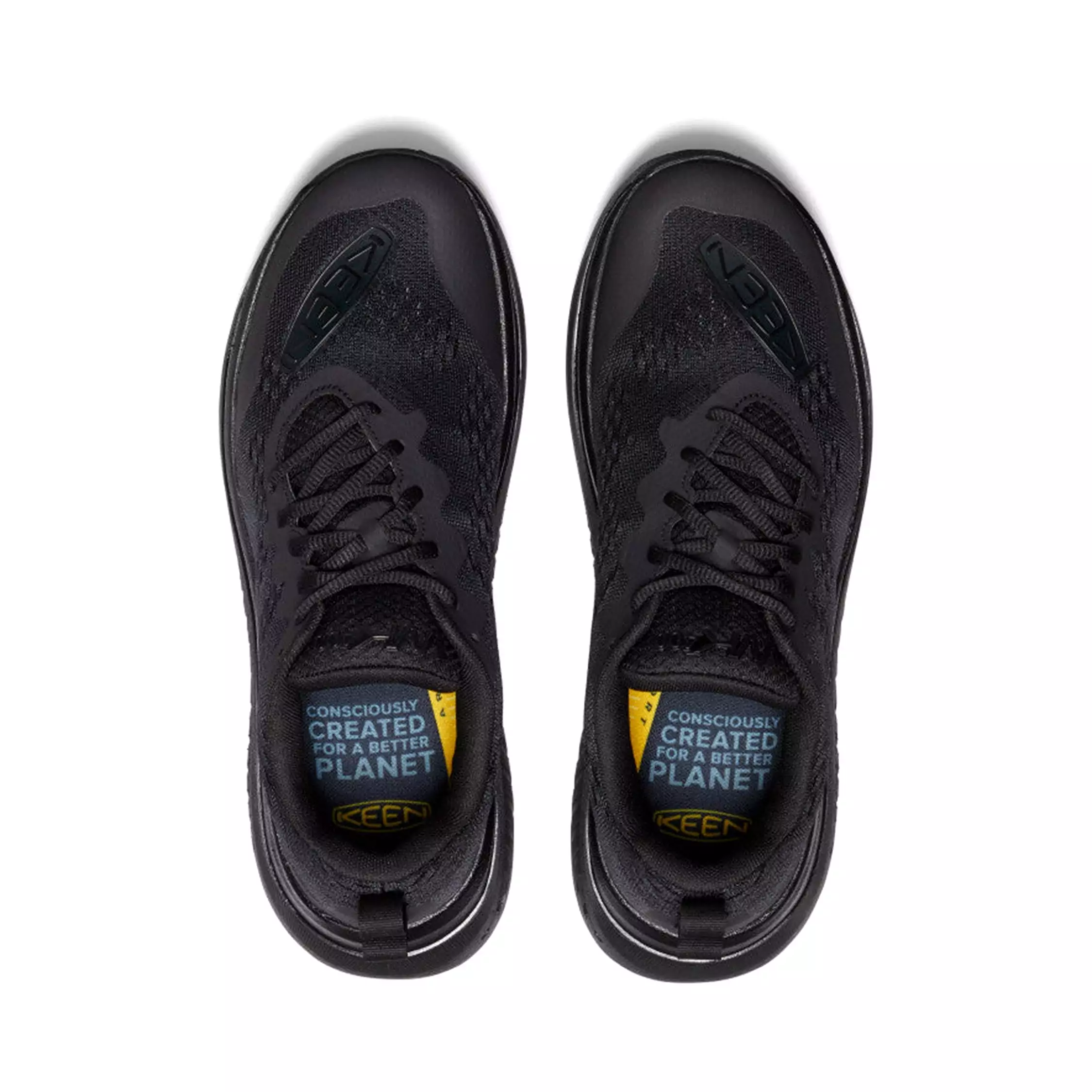 WK400 Men's Athletic Walking Shoe - Triple Black